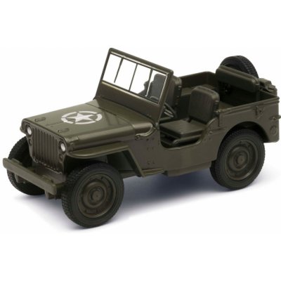 Welly Jeep Willys MB 1941 bez střechy 1:34 – Zbozi.Blesk.cz