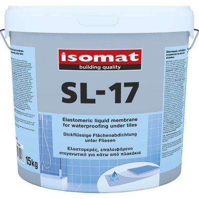 ISOMAT SL 17 Gumová hydroizolace pod obklady, šedá, 5 kg – Zbozi.Blesk.cz