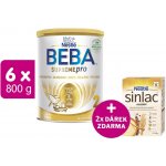 BEBA 2 SUPREMEpro 6 HMO 6 x 800 g – Hledejceny.cz