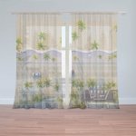 Sablio Záclony Pobřeží: 2ks 150x250cm – Hledejceny.cz