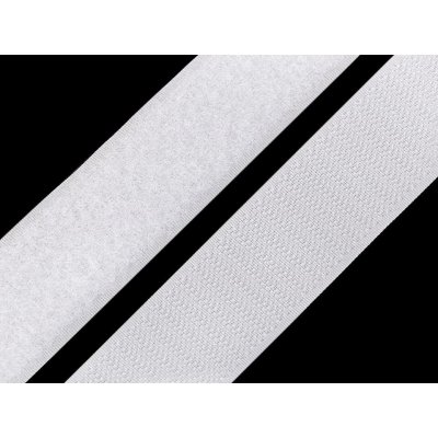 Suchý zip háček + plyš šíře 30 mm Varianta: 1 bílá, Balení: 1 m – Hledejceny.cz