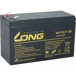 Long 12V 0.7Ah olověný akumulátor JST (WP0.7-12S)