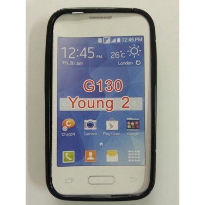 Pouzdro ForCell Lux S Samsung Galaxy Young 2/G130 černé – Zboží Mobilmania