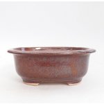 E-bonsai keramická bonsai miska 15,5 x 12 x 6 cm hnědá – Zboží Dáma