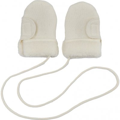 Zimní merino fleece rukavice dětské bezpalcové bílé LORITA – Hledejceny.cz