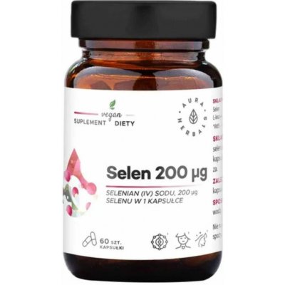 Aura Herbals Selen 200 mcg 60 kapslí – Hledejceny.cz