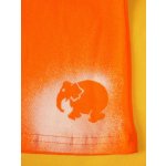 Pletex legíny do zvonu oranžová kytka – Sleviste.cz