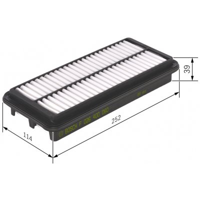 Vzduchový filtr BOSCH F 026 400 060 (F026400060) – Hledejceny.cz