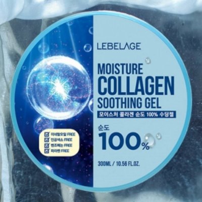 Lebelage Hydratační gel s kolagenem Moisture Collagen Purity 100% Soothing Gel 300 ml – Zboží Dáma