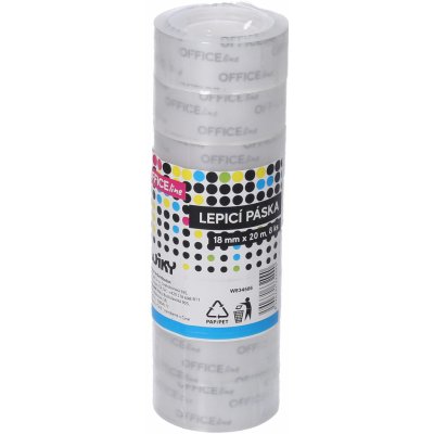 TOTO Lepící páska 18 mm x 20 m průhledná – Zboží Mobilmania