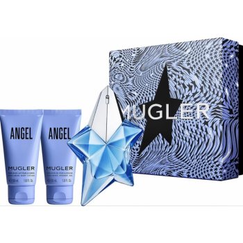 Thierry Mugler Angel EDP plnitelný flakon 25 ml + tělové mléko 50 ml + sprchový gel 50 ml dárková sada