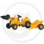 Rolly Toys Šlapací traktor JCB s přívěsem a nakladačem 02383 – Zboží Dáma