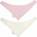 Albero Mio Mušelínový slintáček (2ks) - růžová – Zboží Mobilmania