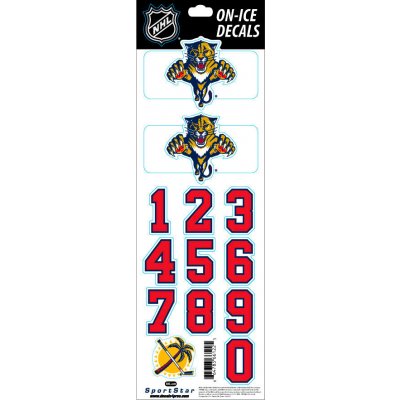 Sportstape ALL IN ONE HELMET DECALS - FLORIDA PANTHERS – Zbozi.Blesk.cz