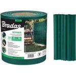 Bradas Stínící plotová páska 0,19x35m s klipy zelená – Hledejceny.cz
