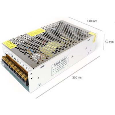 BERGE Napájecí zdroj pro LED pásky 20.8A 250W 12V DC plech 50028 – Zbozi.Blesk.cz