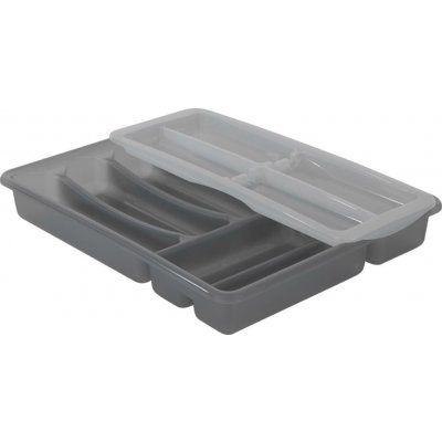 Rotho Organizér do šuplíku, příborník dvoupatrový KLASIK 32 x 39 cm – Sleviste.cz