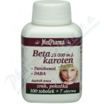 MedPharma Beta karot.25 000 m.j.Pant.+PABA 107 tobolek – Hledejceny.cz