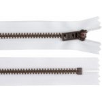 Kovový zip YKK No 5 délka 18 cm staromosazný (jeansový), střední, 501 bílá staromosaz – Hledejceny.cz