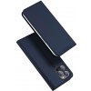 Pouzdro a kryt na mobilní telefon Apple Pouzdro DUX DUCIS Apple iPhone 15 Pro - stojánek - umělá kůže - tmavě modré