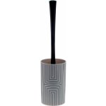 Spirella WC štětka GRAPHIC s bílo černou plastovou nádobou 40.07650 – Zboží Dáma