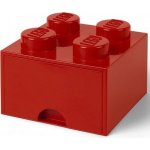 LEGO® úložný box s šuplíkem 25 x 25 x 18 cm červená – Zboží Dáma