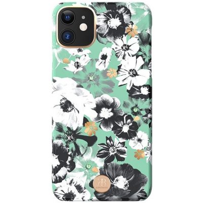 Kingxbar Blossom zdobené originálními krystaly Swarovski iPhone 11 Pro Max multicolor Leaf – Zboží Mobilmania