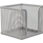 Kovový zásobník na bločky CONCORDE, stříbrný – Sleviste.cz