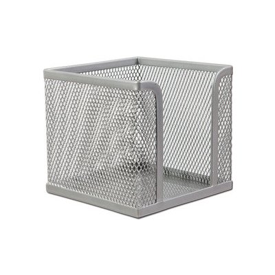 Kovový zásobník na bločky CONCORDE, stříbrný – Sleviste.cz