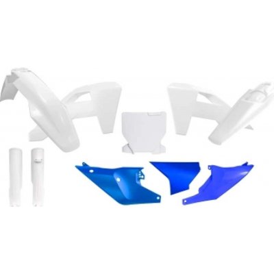 Race Tech Sada plastů 7 dílů pasuje na HQ TC/FC 2025 bílo-modrá – Sleviste.cz