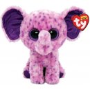 TY Beanie Boos Eva fialový kropenatý slon 36386 15 cm