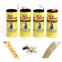 Mucholapka FLY CATCHER lepový pás na mouchy a komáry 4ks