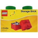 LEGO® úložný box 25 x 25 x 18 cm tmavě zelená – Zboží Dáma