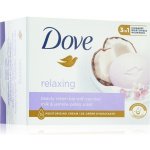 Dove Relaxing krémové toaletní mýdlo s kokosovým mlékem a s jasmínovými okvětními lístky 90 g – Hledejceny.cz