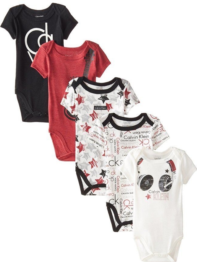 Calvin Klein luxusní bodýčka pro miminka Pack Creepers Set Black Red od 1  575 Kč - Heureka.cz
