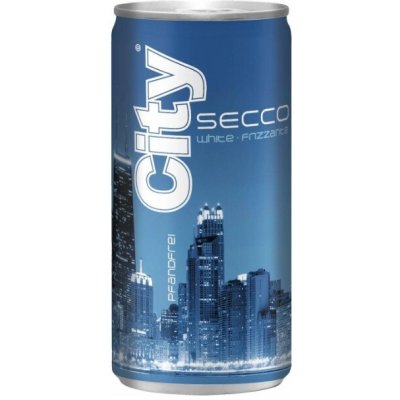 City Secco 10% 0,2 l (plech) – Zboží Dáma