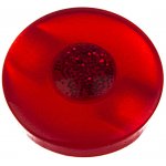 Knoflík 12mm perleťový s flitry LEXA Varianta: červený – Zboží Dáma