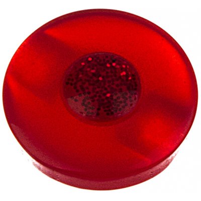 Knoflík 12mm perleťový s flitry LEXA Varianta: červený – Zboží Dáma