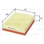 Vzduchový filtr VALEO 585172 – Hledejceny.cz