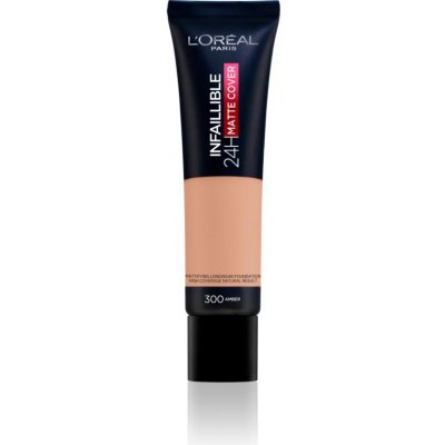 L'Oréal Paris Infaillible 24H Matte Cover dlouhotrvající a zmatňující make-up 300 Amber 30 ml