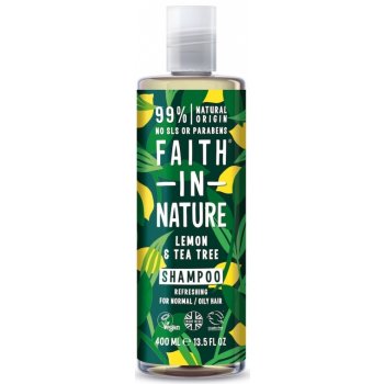 Faith in Nature přírodní šampon Citrón & Tea Tree 400 ml