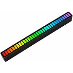 Verk 12278 LED ambientní RGB osvětlení USB s dobíjecí baterií černé – Zboží Mobilmania