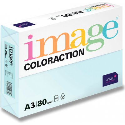 Image Coloraction barevný papír A3 80g ledově modrá 119155 500 ks – Zboží Dáma