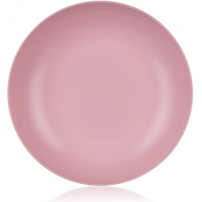 Banquet Culinaria talíř plastový hluboký 22 cm růžový