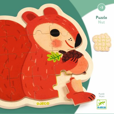 Djeco puzzle Veverka – Zboží Mobilmania