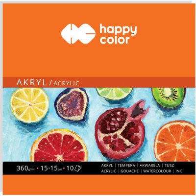 Happy Color Blok pro akrylové barvy 15 x 15 cm