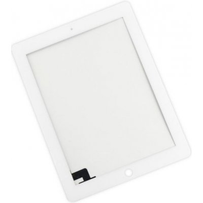 Dotykové sklo s home buttonem a lepením pro Apple iPad 2 bílá 8596115558878 – Zbozi.Blesk.cz