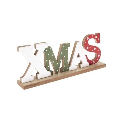 Dřevěný vánoční nápis Xmas Vánoce – Hledejceny.cz