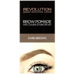 Makeup Revolution Gel na obočí Brow Pomade Dark brown 2,5 g – Zboží Dáma