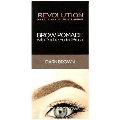 Makeup Revolution Gel na obočí Brow Pomade Dark brown 2,5 g – Hledejceny.cz